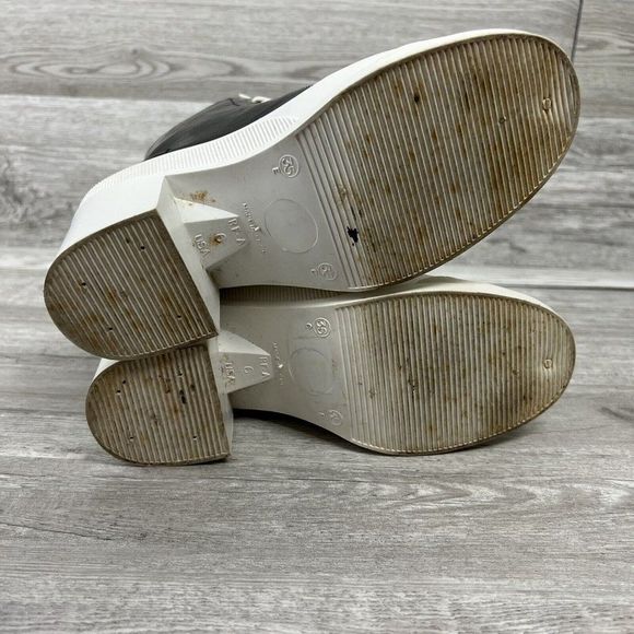 Guess RARE Y2K 1990’s Vintage Spain Made Chunky Black Platform High Top Women 6 - Picture 8 of 10